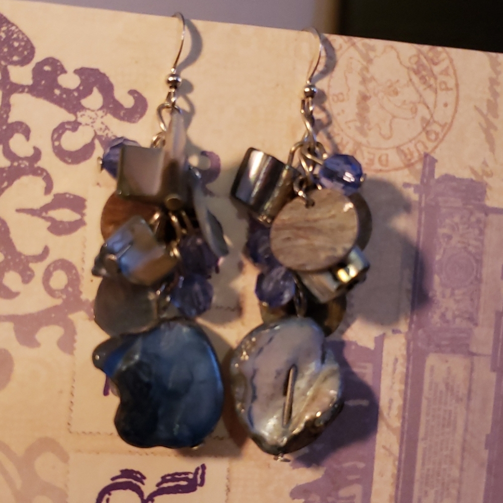 Blue stone Earrings